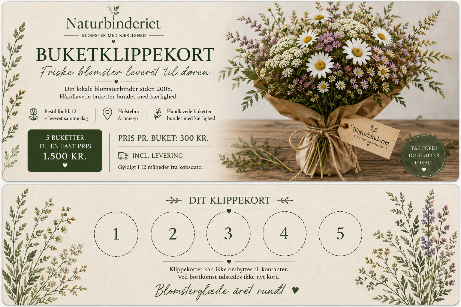 Buket klippekort
