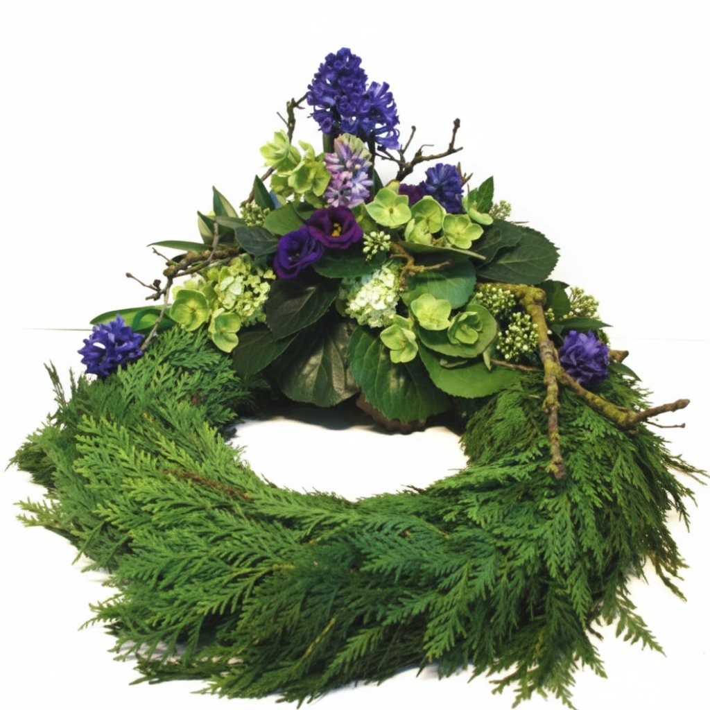 Naturkrans med juleroser (sæson bestemt)