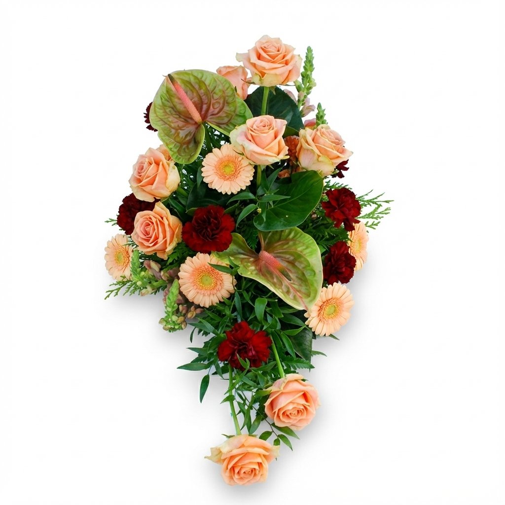 Båredekoration i sarte farver