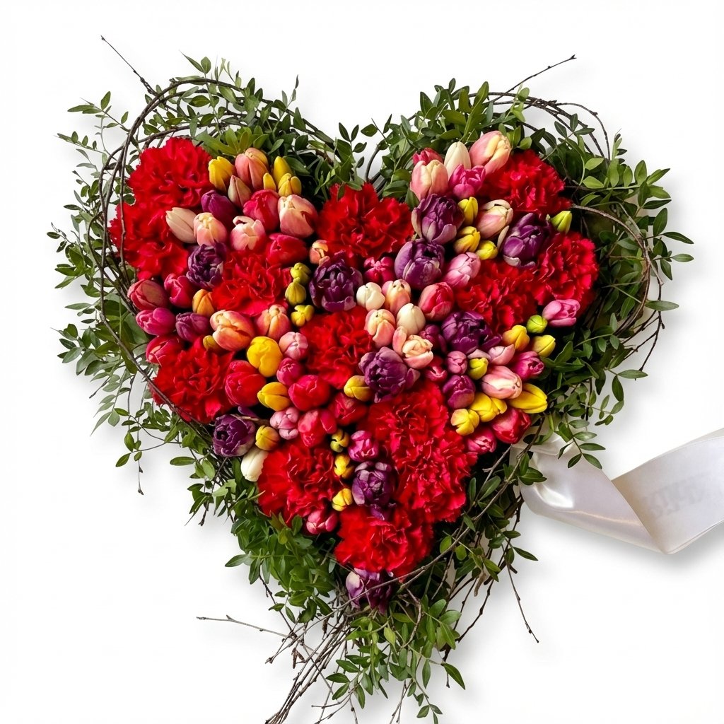 Hjerte i multifarver